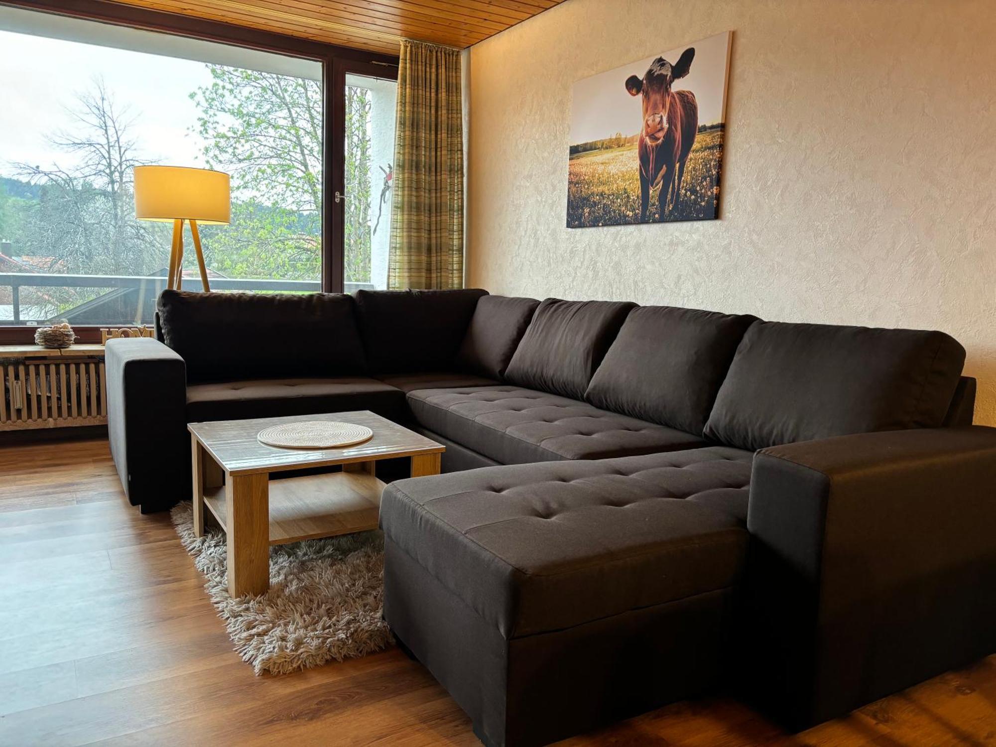 Schoene 2 1/2 Zimmer Ferienwohnung In Oberstaufen - Hoamatle - Dış mekan fotoğraf
